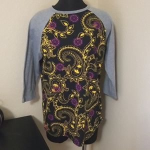 Lularoe Randy Floral Shirt Medium